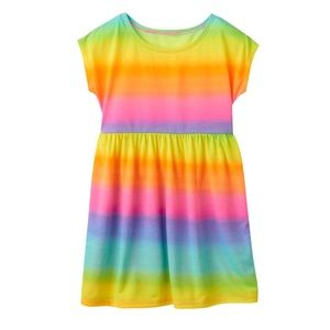 Girls rainbow swim dress cover-up size 10
